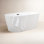 Iris 59" Freestanding Soaking Acrylic Bathtub