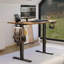 Electric Height Adjustable Standing Desk with Hooks-2136483649-2131005444