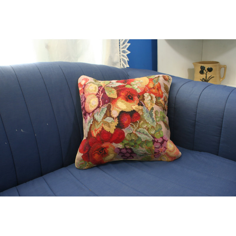 Housse et insert de coussin d'extérieur carré en laine