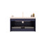 Meuble-lavabo mural 30 po avec lavabo, armoire de rangement flottante murale en contreplaqué