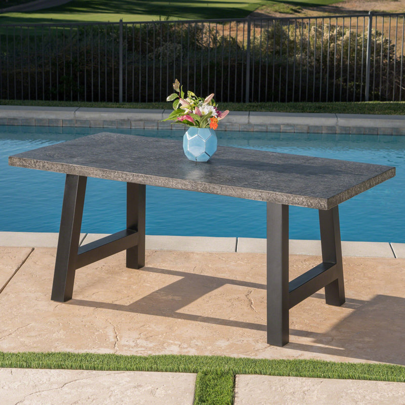 Outdoor Concrete Dinning Table