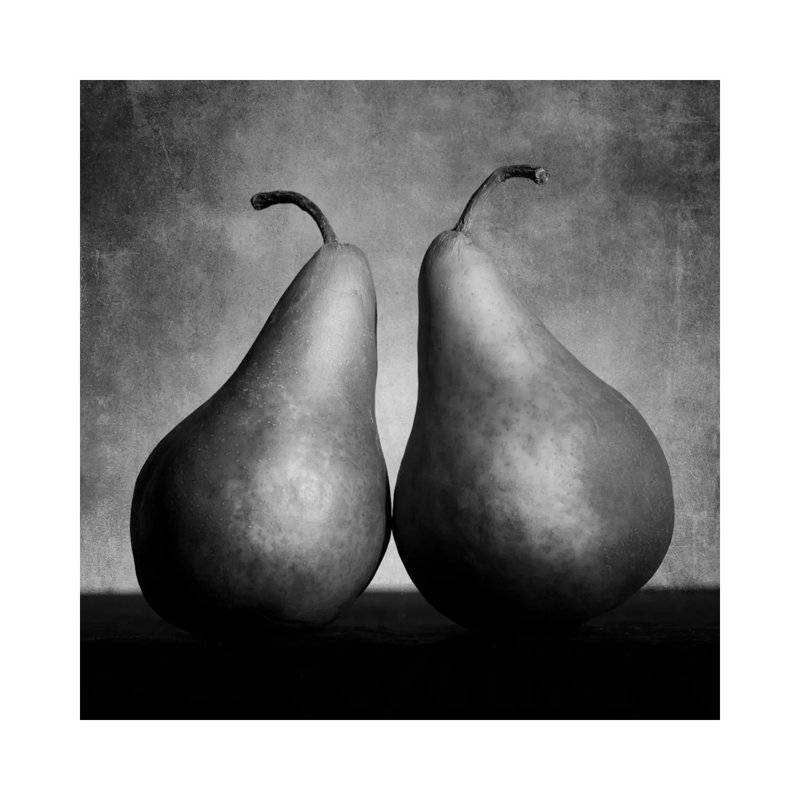 Peras Enamoradas by Moises Levy - Wrapped Canvas Painting, 30.48 cm H x 30.48 cm W