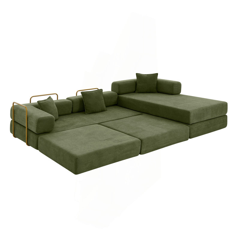 Canapé modulaire de Boneless, Vert