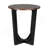 ACACIA SOLID WOOD SIDE TABLE,BROWN & BLACK COLOR