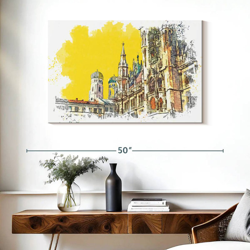 Munich Lilie, 26" H x 39" W