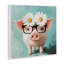 Plaque murale Nerdy Natalie Piglet, design par Tina LeCour