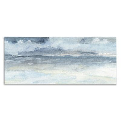 «Abstract Cloudy Ocean Waves» par Regina Moore - Peinture