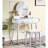 Liannon Contemporary Wood Vanity And Stool Set-969043890