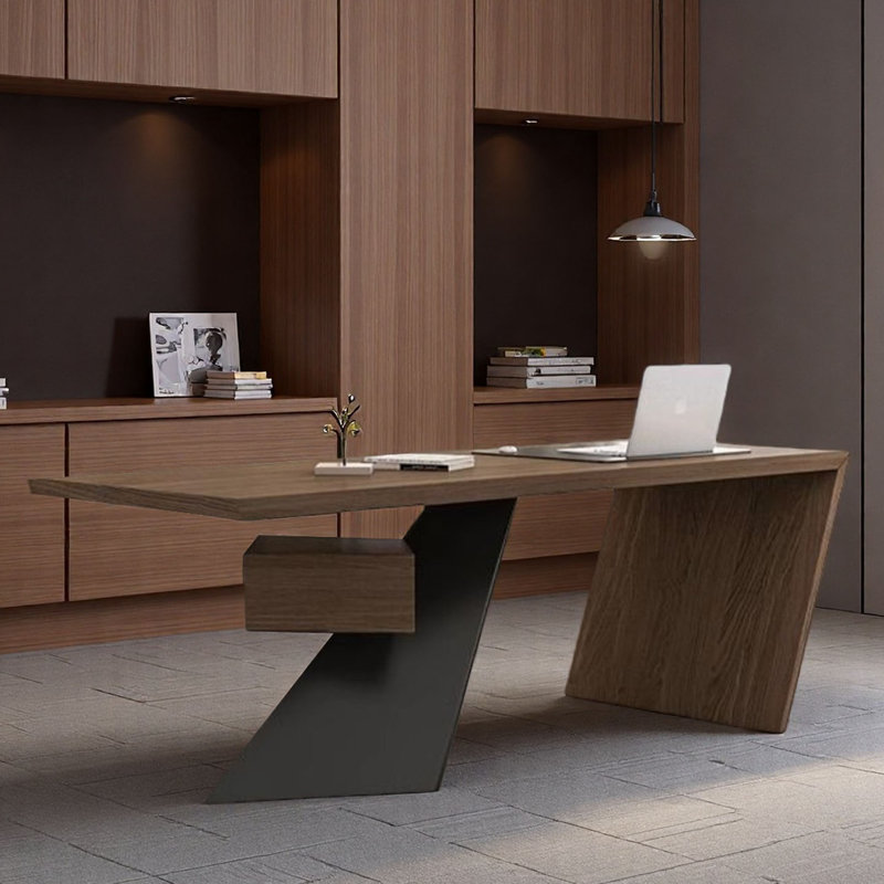 Bureau double caisson Modern, H 29,5 po x l 94,5 po x P 39,4 po