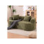 Canapé à deux places incurvé sans os de 170 cm pour petits espaces, canapé incurvé pour salon, canapé compressé livré en boîte avec 2 coussins, petit canapé pour chambre à coucher avec larges accoudoirs et mousse à mémoire de forme, aucun assemblage requis