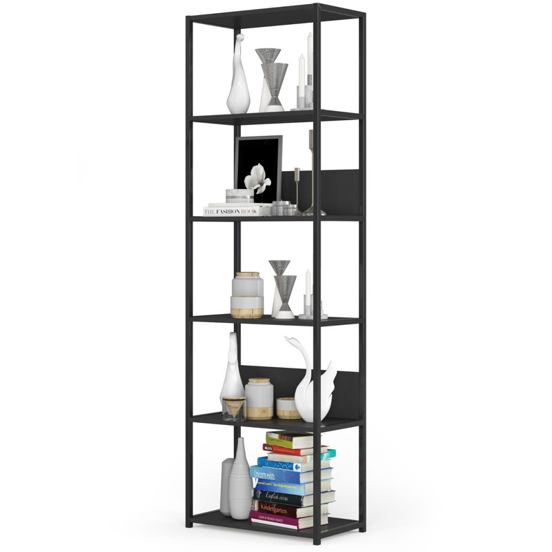 Shoira 192cm H x 60cm W Metal Bookcase