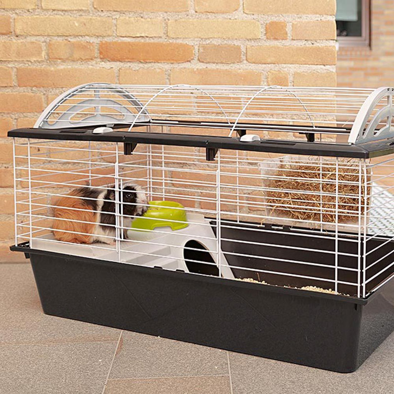 Rabbit Cage, Black, 50cm H x 78cm W x 48cm D