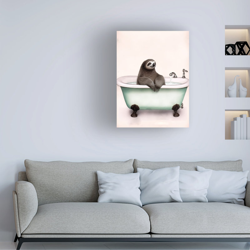 Art sur toile «Bolath Sasha Bathtime 16», H 19 po x l 14 po