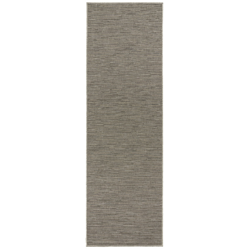 Flatweave Grey Rug, Runner  80 x 150 cm