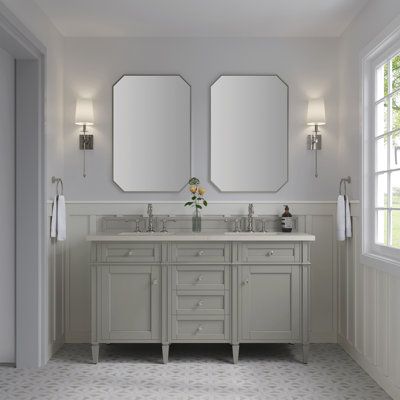 Ensemble de meuble-lavabo double 60 po Dussault