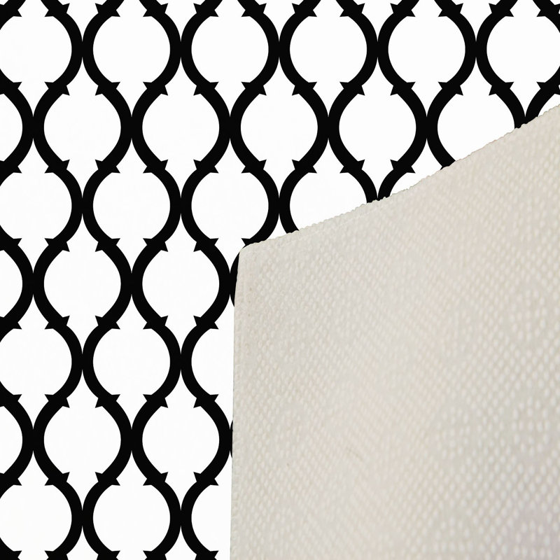 Stylish Hall Carpet (3.3 x 6.6 ft), 100% Polyester, 0.3 in Pile Height | Antibacterial, Non-Slip PVC Felt Dot Underside | Machine Washable, 3D Digital Print, Durable & Easy to Clean | Perfect for Entryway & Living Areas