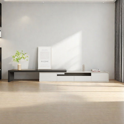 Simple Style Adjustable Solid Wood TV Stand