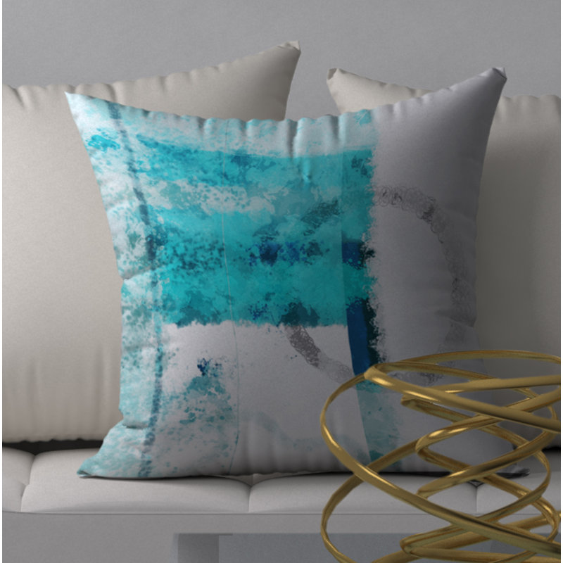  Housse de coussin carré et insert, H 24 po x l 24 po