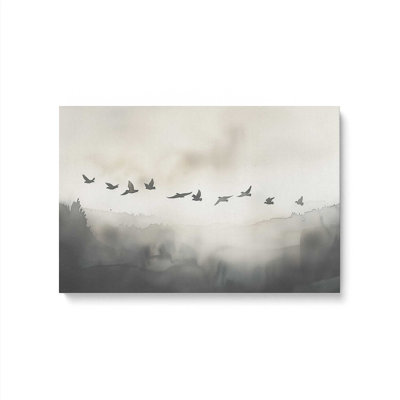 Impression sur toile Winged Wonders dans un cadre doré, 24 po x 36 po