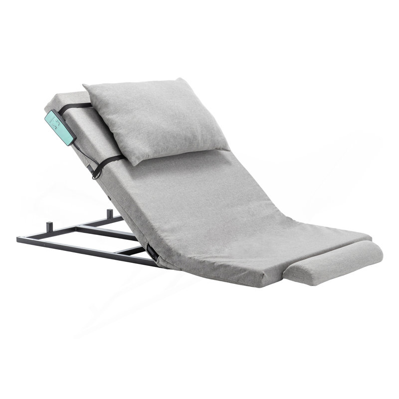 Dossier de lit électrique réglable - capacité de poids de 300 lb, levage de 4 à 68 °, tissu lavable à la machine - pour les personnes âgées, la grossesse, les patients, l'aide aux personnes à mobilité réduite - s'adapte à la plupart des cadres de lit