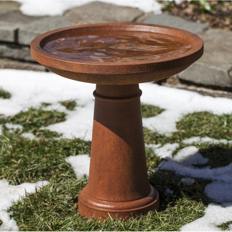 Sunbury Birdbath, Ferro Rustico Nuovo