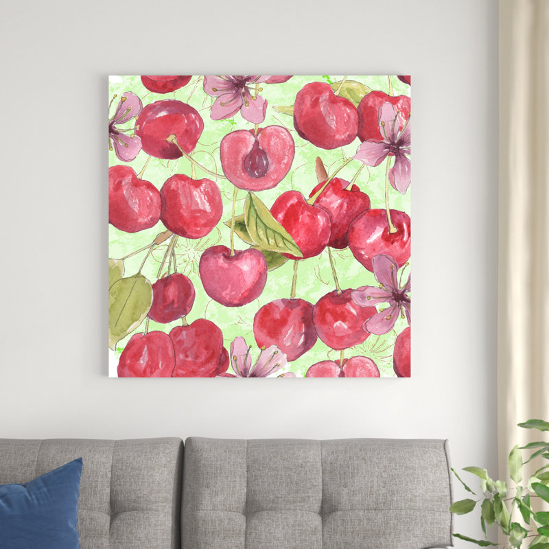Cerise Medley I, H 36 po x l 36 po x P 1,25 po