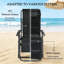 Reclining Folding Outdoor Chairs,Lounge Chair Set
