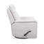 Fauteuil inclinable et pivotant Rex avec appui-tête et soutien lombaire-128704853
