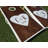 10 Piece Heart Initials Custom Cornhole Board Set-57870041