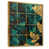 Toile avec cadre flottant or