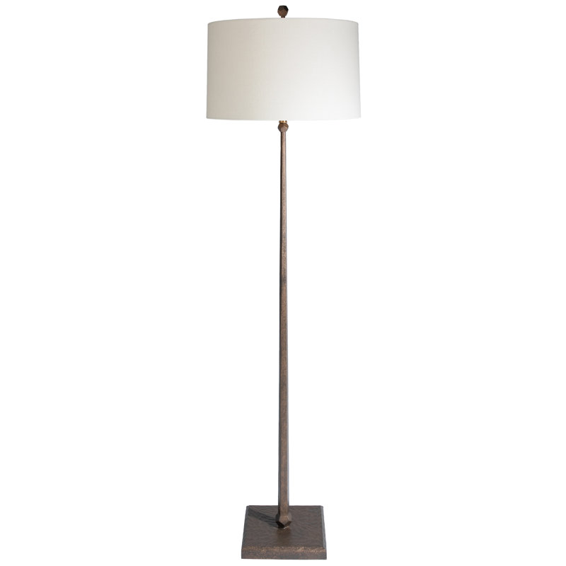 Floor Lamp, Oatmeal, Bronze