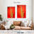 Abarca Saxophone On Red-108486036