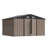 Outdoor Garden Metal Storage Shed with Lockable Double Doors-94955189-95054211