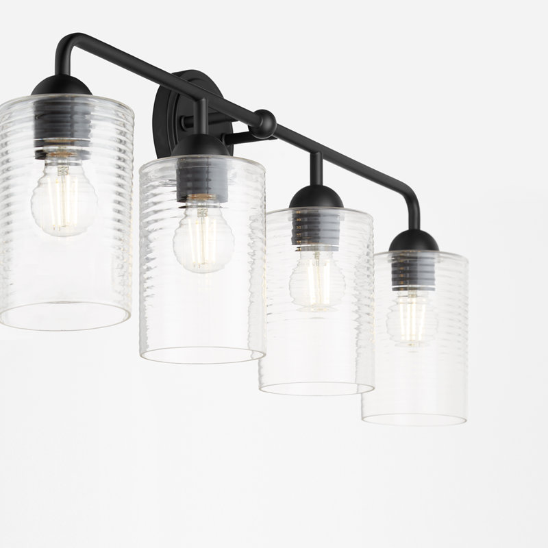 CHARLOTTE 4 Light Vanity, Matte Black