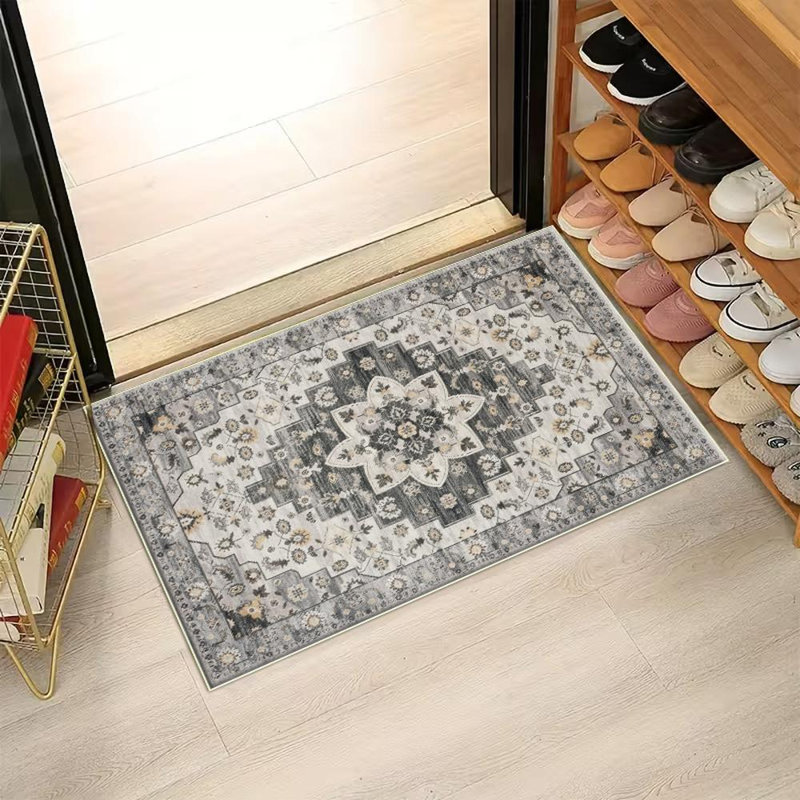 Bohemian Style Area Rug, Soft And Lightweight, Suitable For All Seasons, Easy To Maintain And Easy To Clean, Machine Washable Carpet Floor Mat, Suitable For Living Room, Bedroom, Dining Room, Balcony, Patio, Room Decor, Home Decor, Outdoor Decor