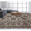 Tapis ivoire et ivoire noué à la main de haute qualité-106955002