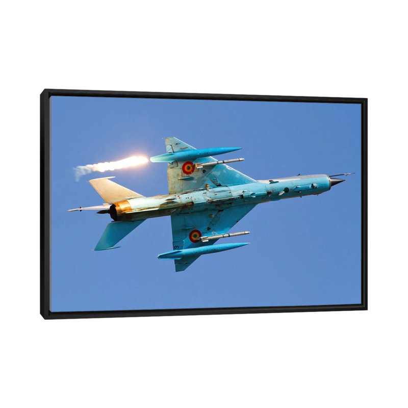Reproduction de photo sur toile, H 18 po x l 26 po x P 1,5 po, Toile avec cadre noir, Pas de tapis