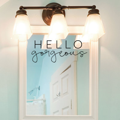 Text & Numbers Non-Wall Damaging Wall Decal