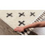Tapis beige / noir à poils longs Adeewa-1864636453