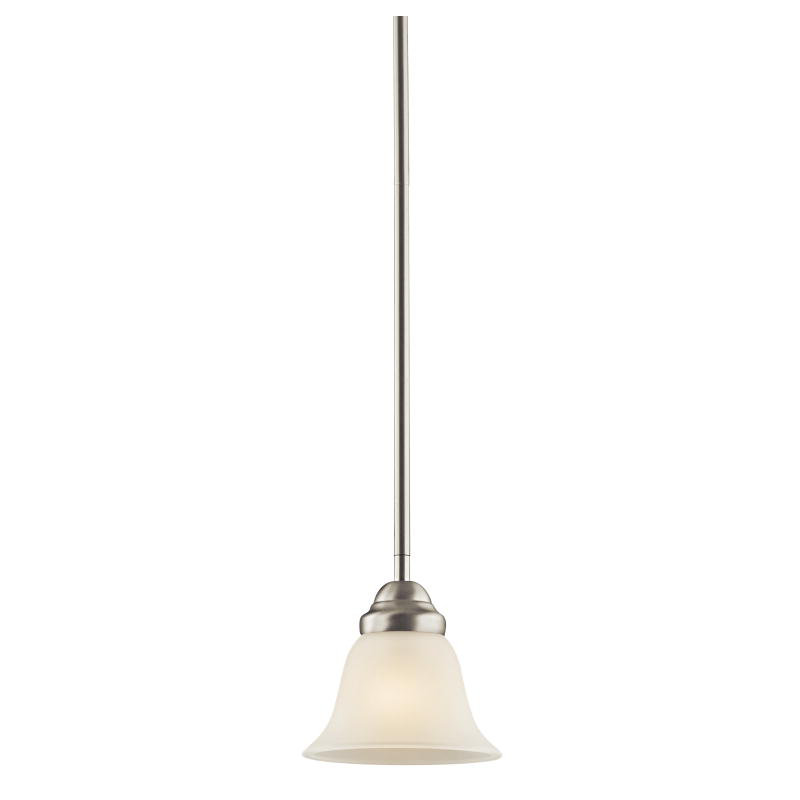 Scaggs 1 - Light Single Pendant, Brushed Nickel