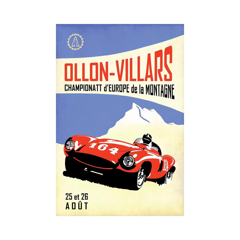 Ollon-Villars by Mark Rogan - Print on Canvas, 152.4cm H x 101.6cm W x 3.81cm D, Wrapped Canvas