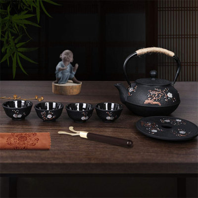 Red Barrel Studio® Keishara 27oz. Floral Teapot Set