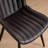 Heitger Leather Upholstered Side Chairs Modern Dining Chairs with Metal Legs, Dining Room Chair-1869799182