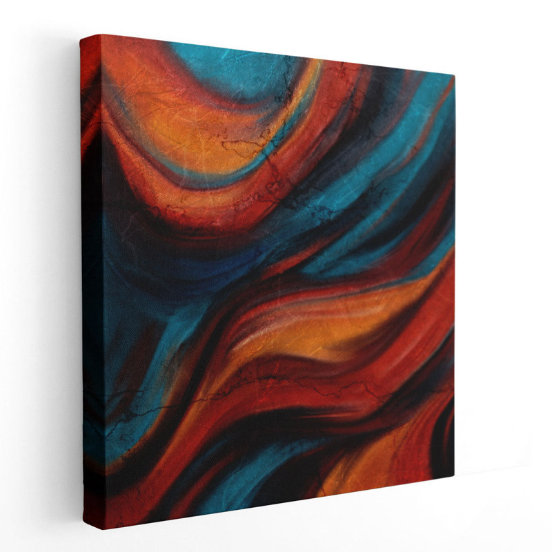 Flow - impression sur toile, art mural, H 12 po x l 12 po