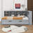 Daybed With Trundle, Shelf And USB Charging Ports-1343427832-1372601634