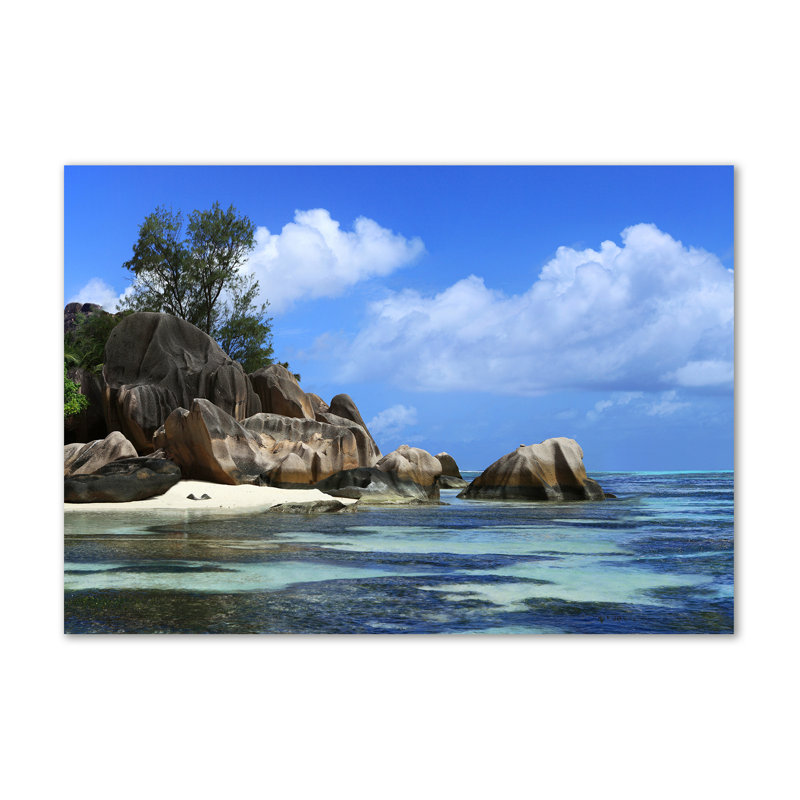Seychelles Panorama - Wrapped Canvas Print