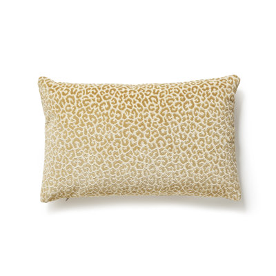 Wild Glamour Panthera Velvet Lumbar Pillow Cover & Insert
