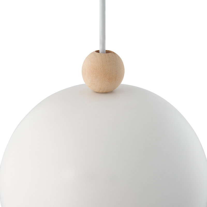 Gaston 1 - Light Satin Unique/Statement Pendant, White