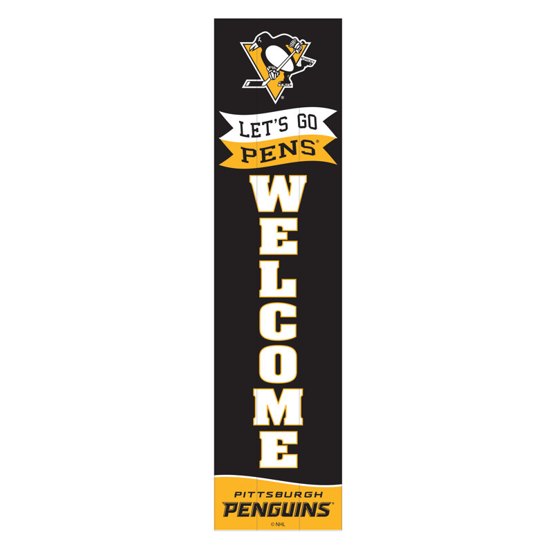 Enseigne murale 47 po NHL, NHL Pittsburgh Penguins