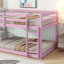 Lit superposé simple au-dessus d'un lit simple avec échelle, lit plateforme-1795717012